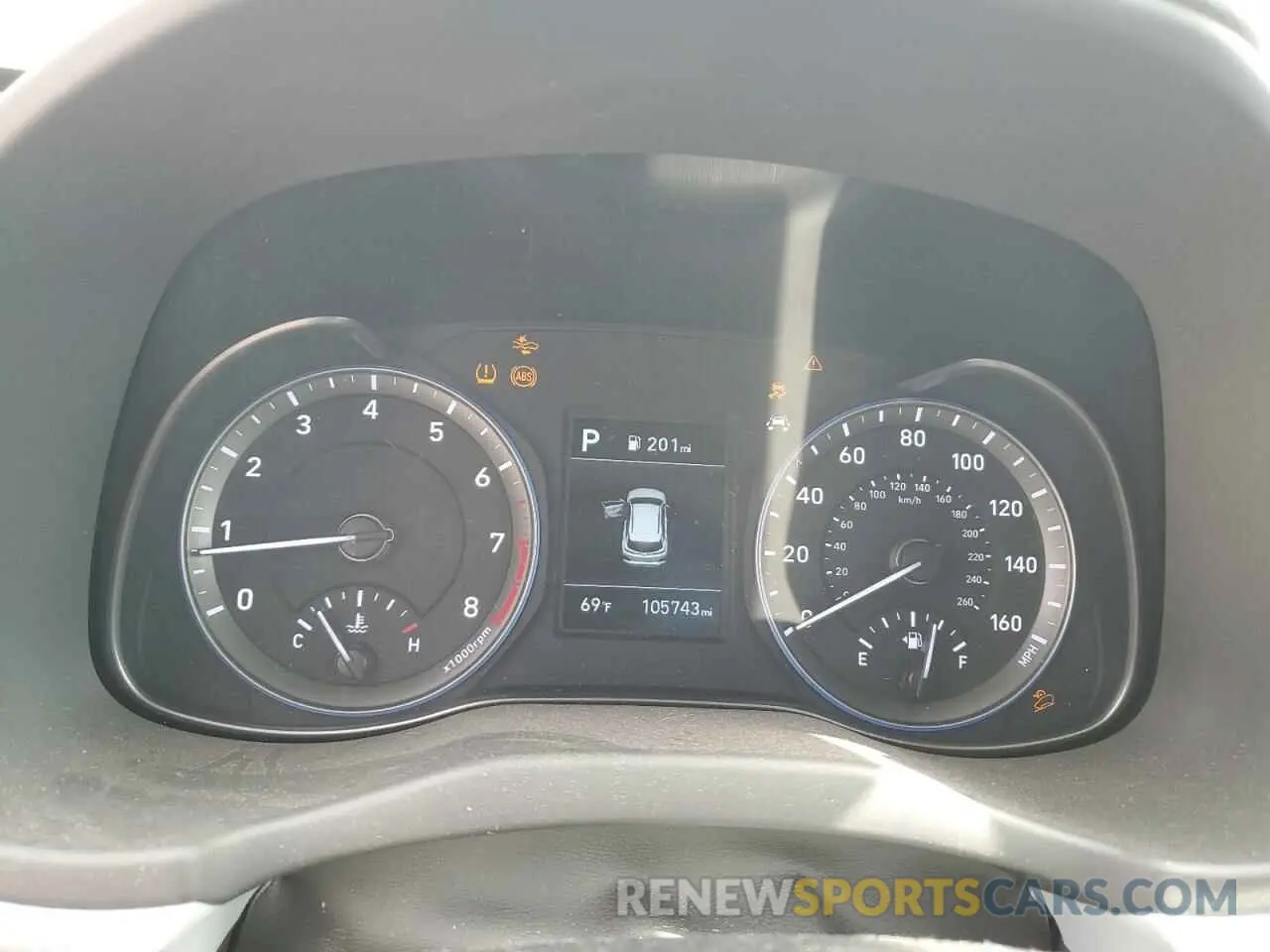 9 fotografías del automóvil dañado KM8K12AA9KU295776 HYUNDAI KONA 2019