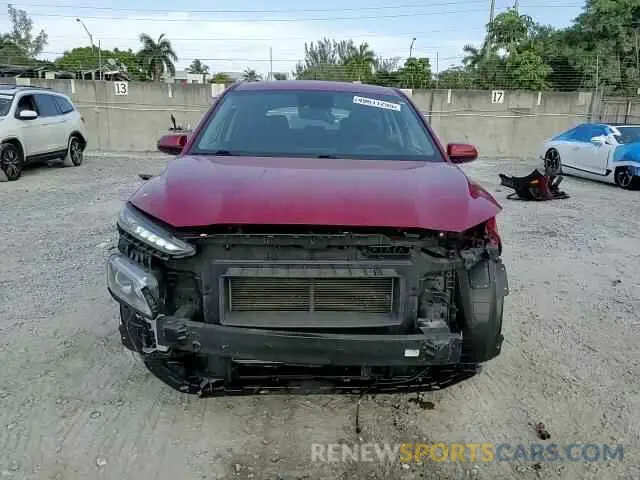 14 fotografías del automóvil dañado KM8K12AA9KU308509 HYUNDAI KONA 2019