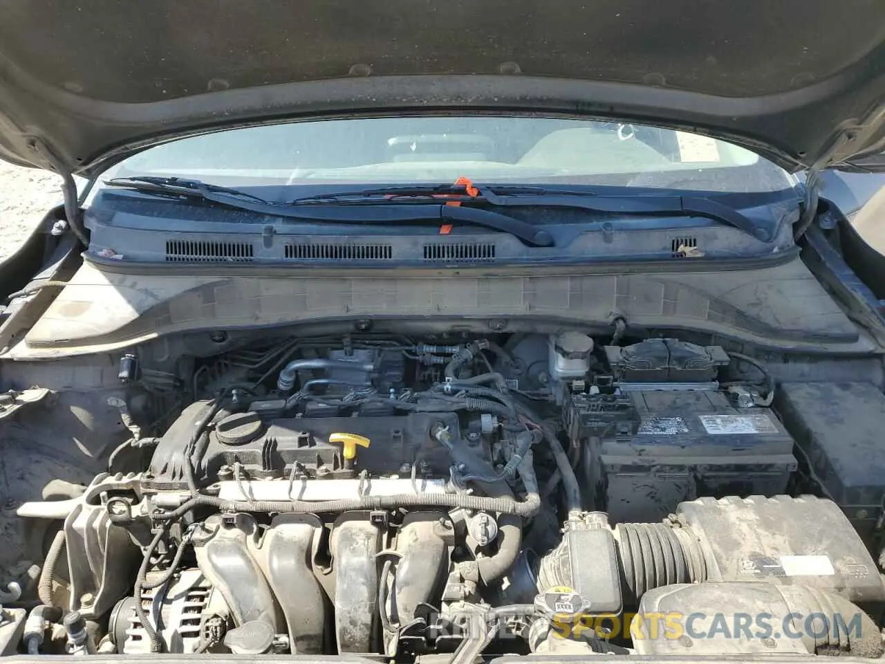 12 fotografías del automóvil dañado KM8K12AAXKU199056 HYUNDAI KONA 2019