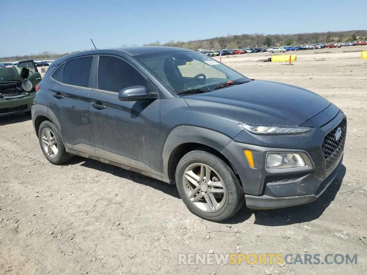 4 fotografías del automóvil dañado KM8K12AAXKU199056 HYUNDAI KONA 2019