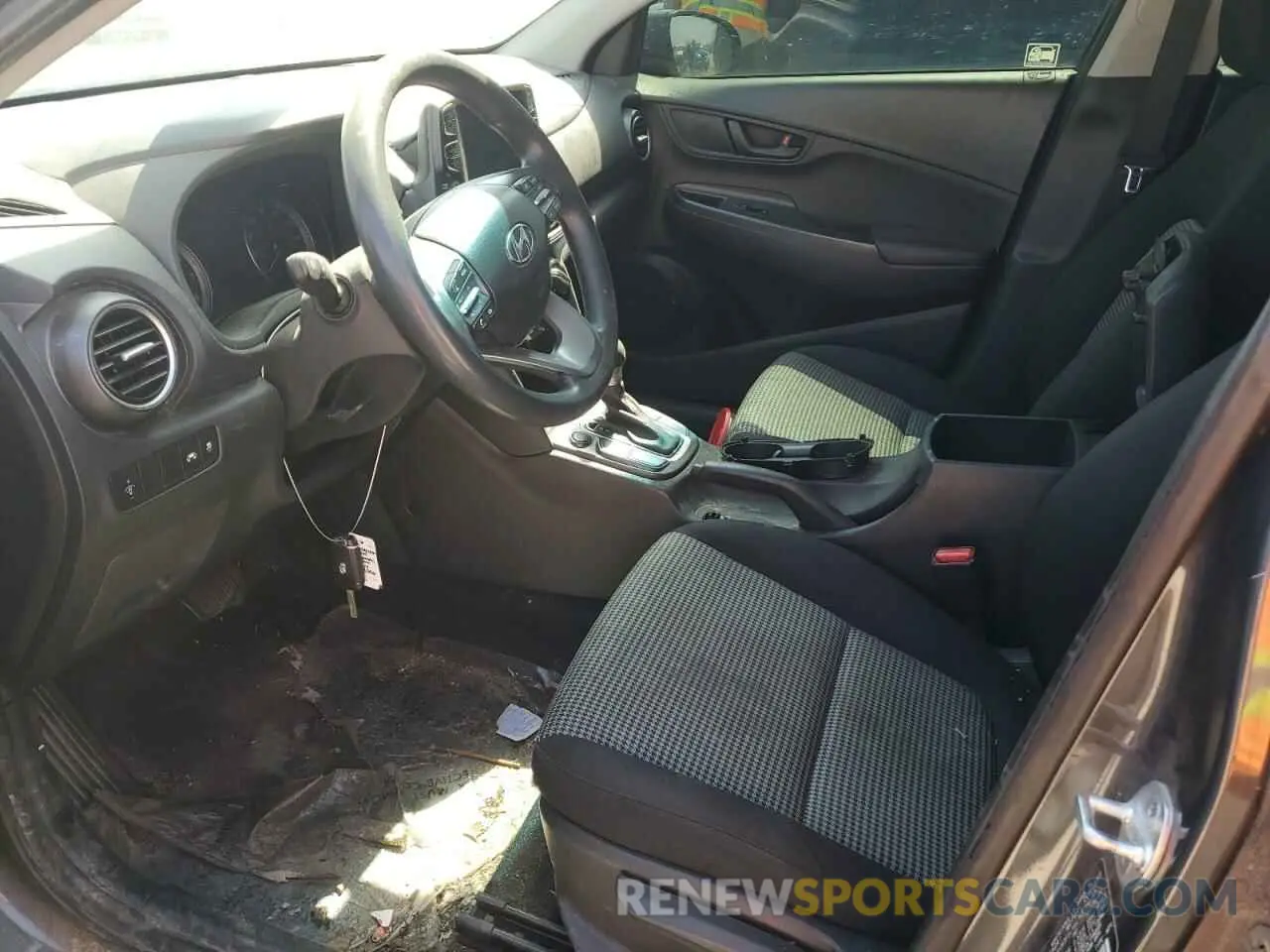 7 fotografías del automóvil dañado KM8K12AAXKU199056 HYUNDAI KONA 2019