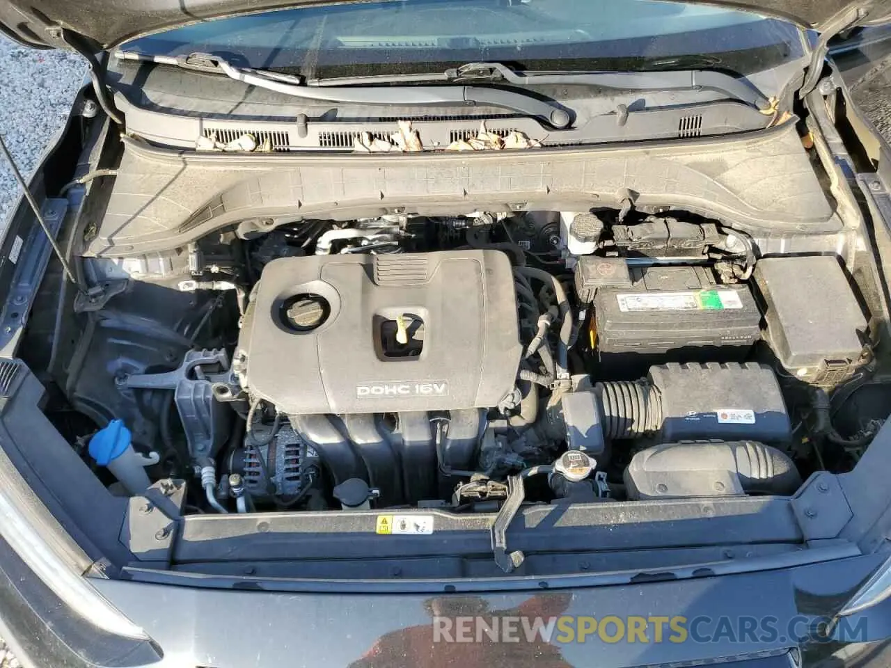 11 fotografías del automóvil dañado KM8K12AAXKU236381 HYUNDAI KONA 2019