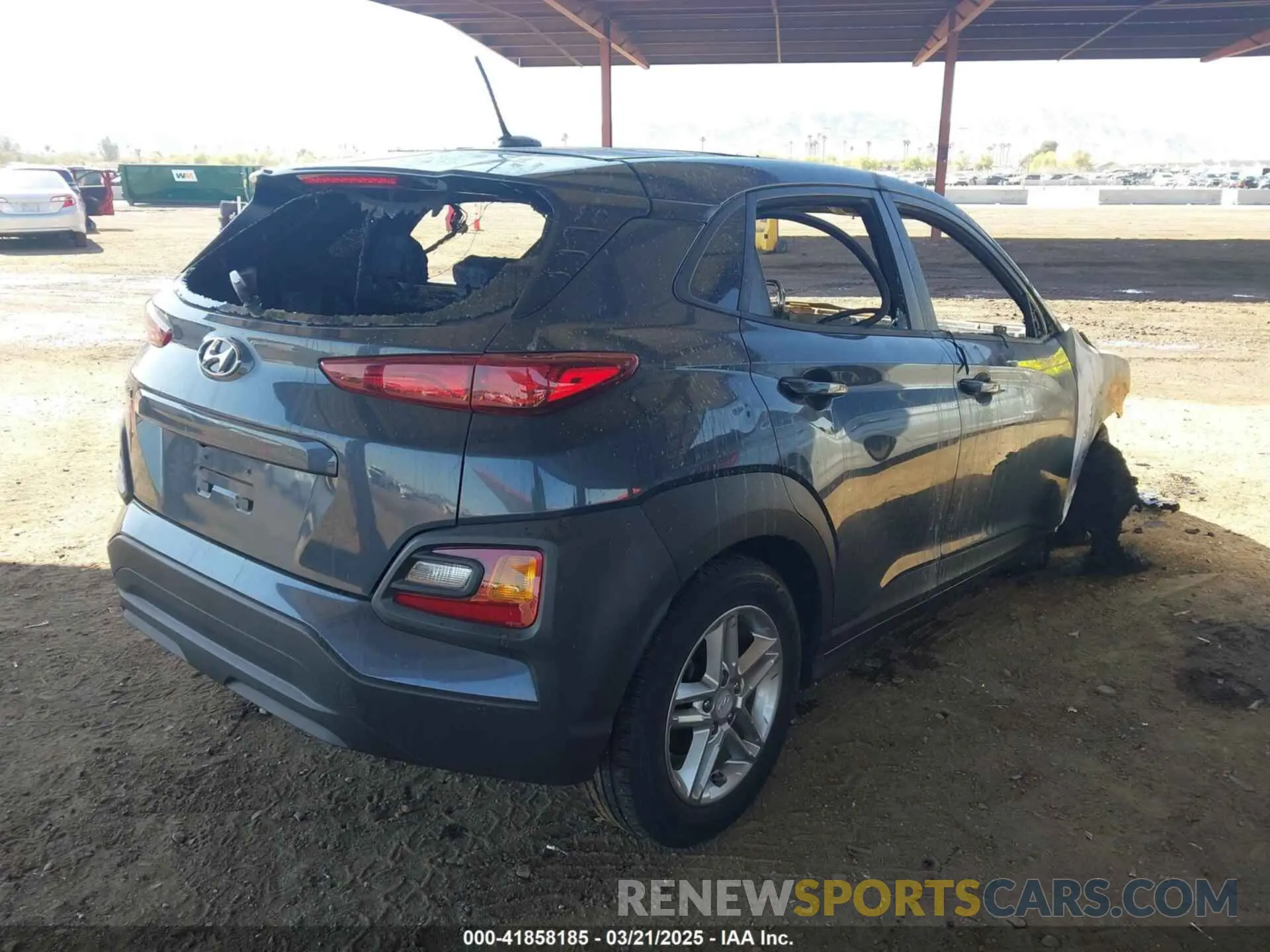 4 fotografías del automóvil dañado KM8K12AAXKU259742 HYUNDAI KONA 2019