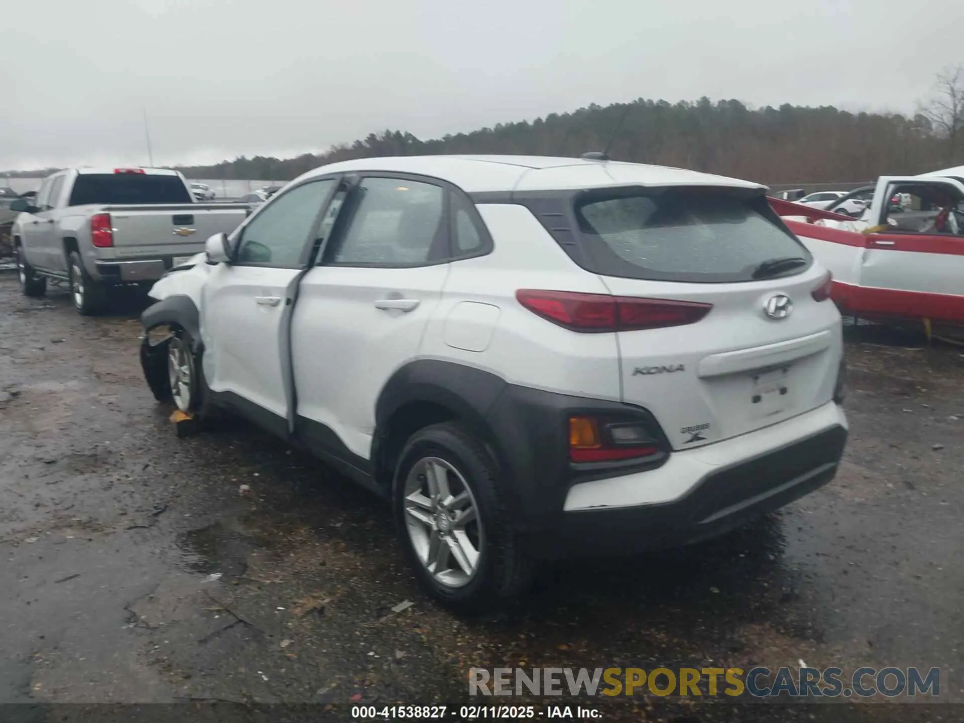 3 fotografías del automóvil dañado KM8K12AAXKU278162 HYUNDAI KONA 2019