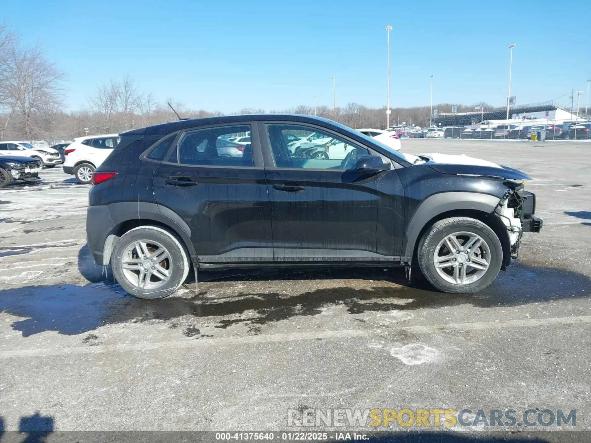 12 fotografías del automóvil dañado KM8K12AAXKU339266 HYUNDAI KONA 2019