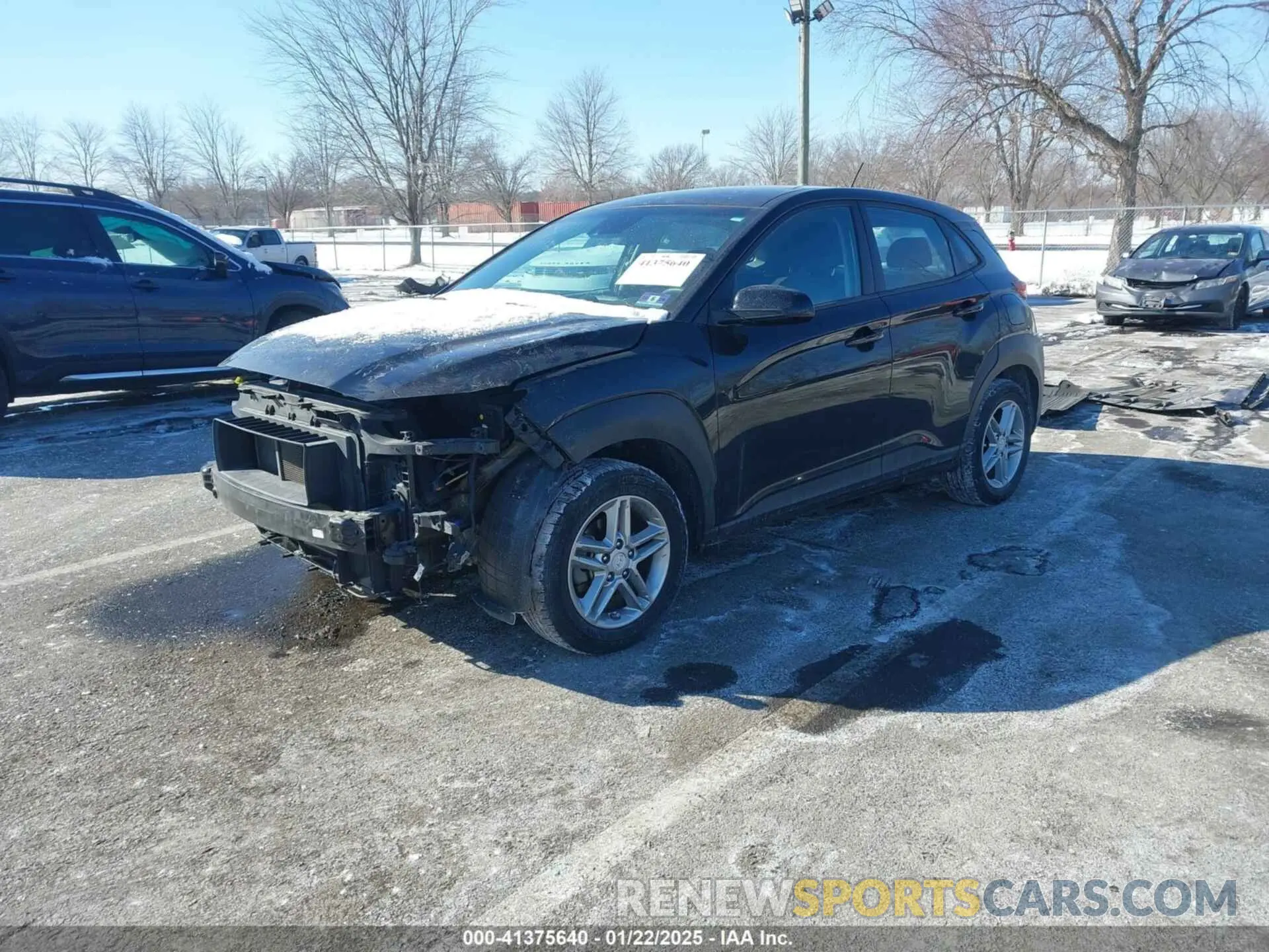 2 fotografías del automóvil dañado KM8K12AAXKU339266 HYUNDAI KONA 2019