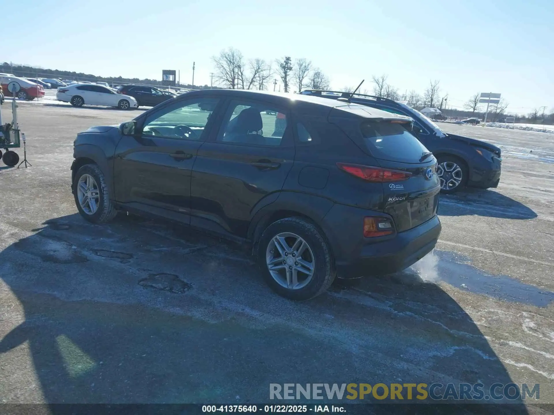 3 fotografías del automóvil dañado KM8K12AAXKU339266 HYUNDAI KONA 2019