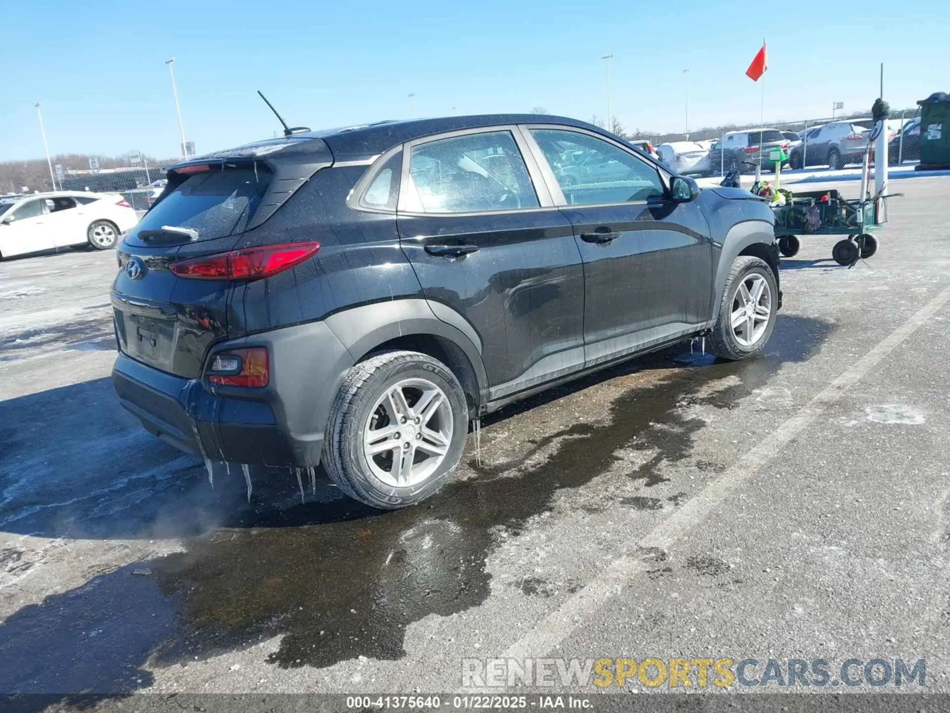 4 fotografías del automóvil dañado KM8K12AAXKU339266 HYUNDAI KONA 2019