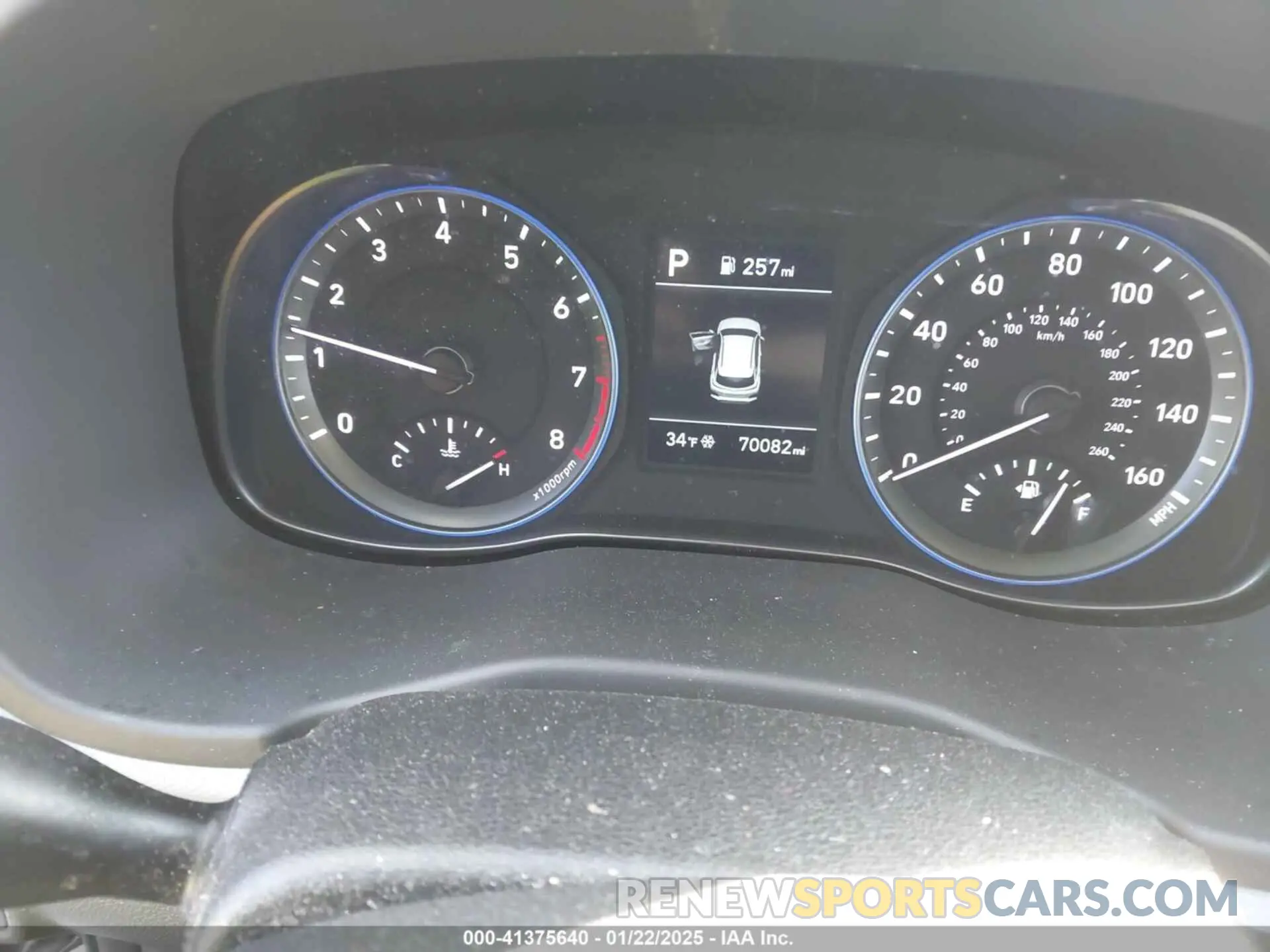 7 fotografías del automóvil dañado KM8K12AAXKU339266 HYUNDAI KONA 2019