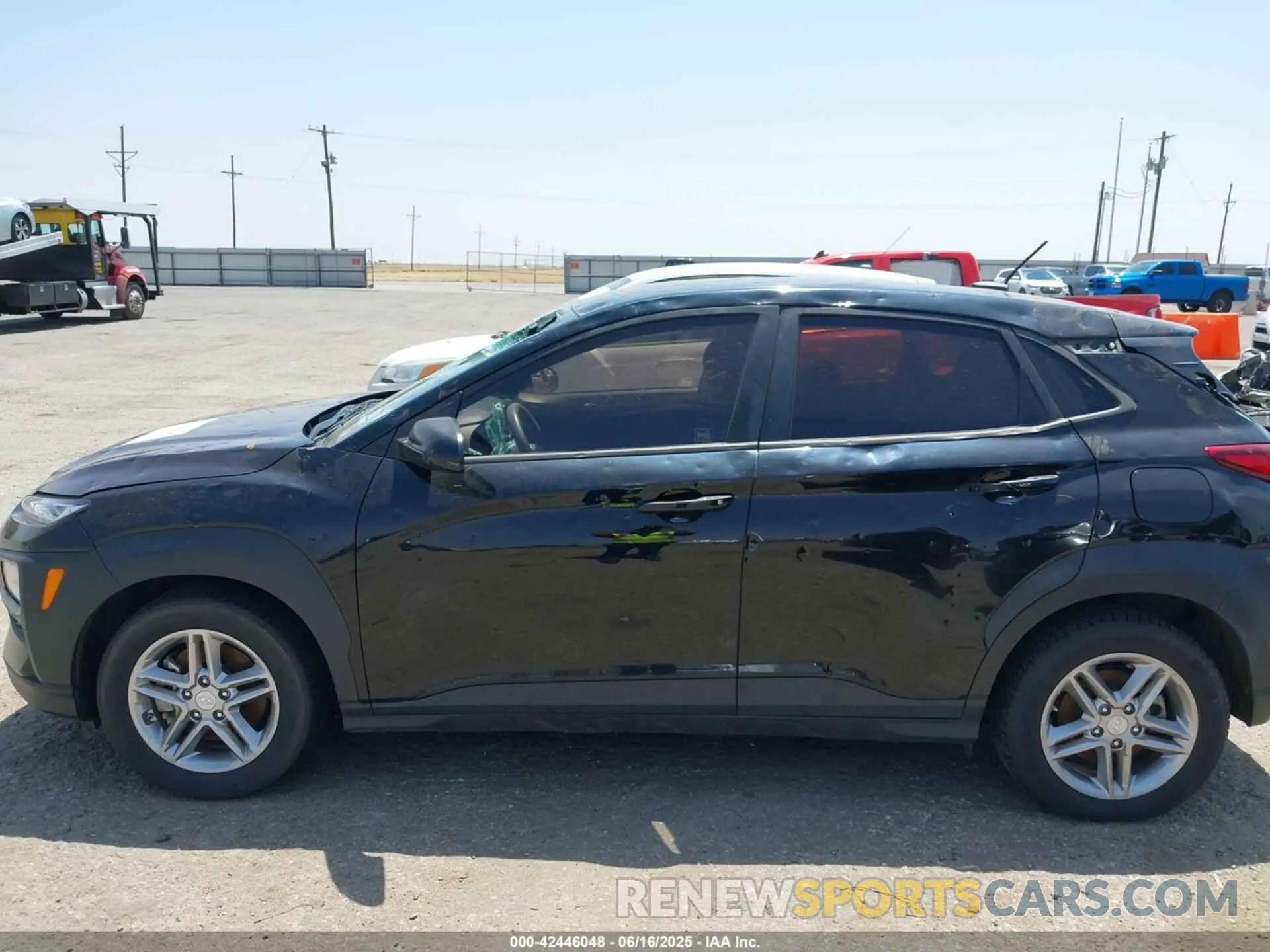 14 fotografías del automóvil dañado KM8K1CAA0KU292500 HYUNDAI KONA 2019