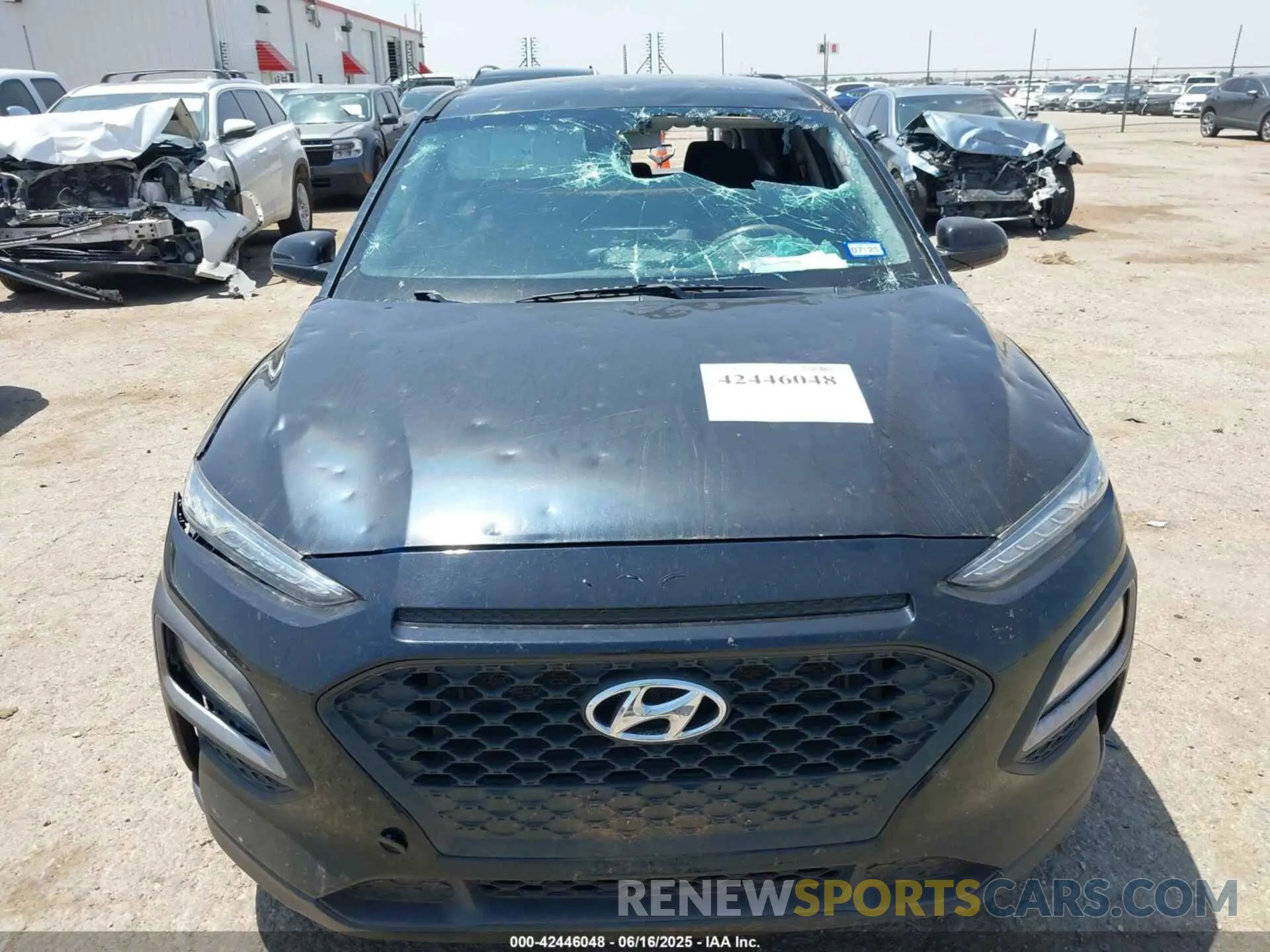 6 fotografías del automóvil dañado KM8K1CAA0KU292500 HYUNDAI KONA 2019