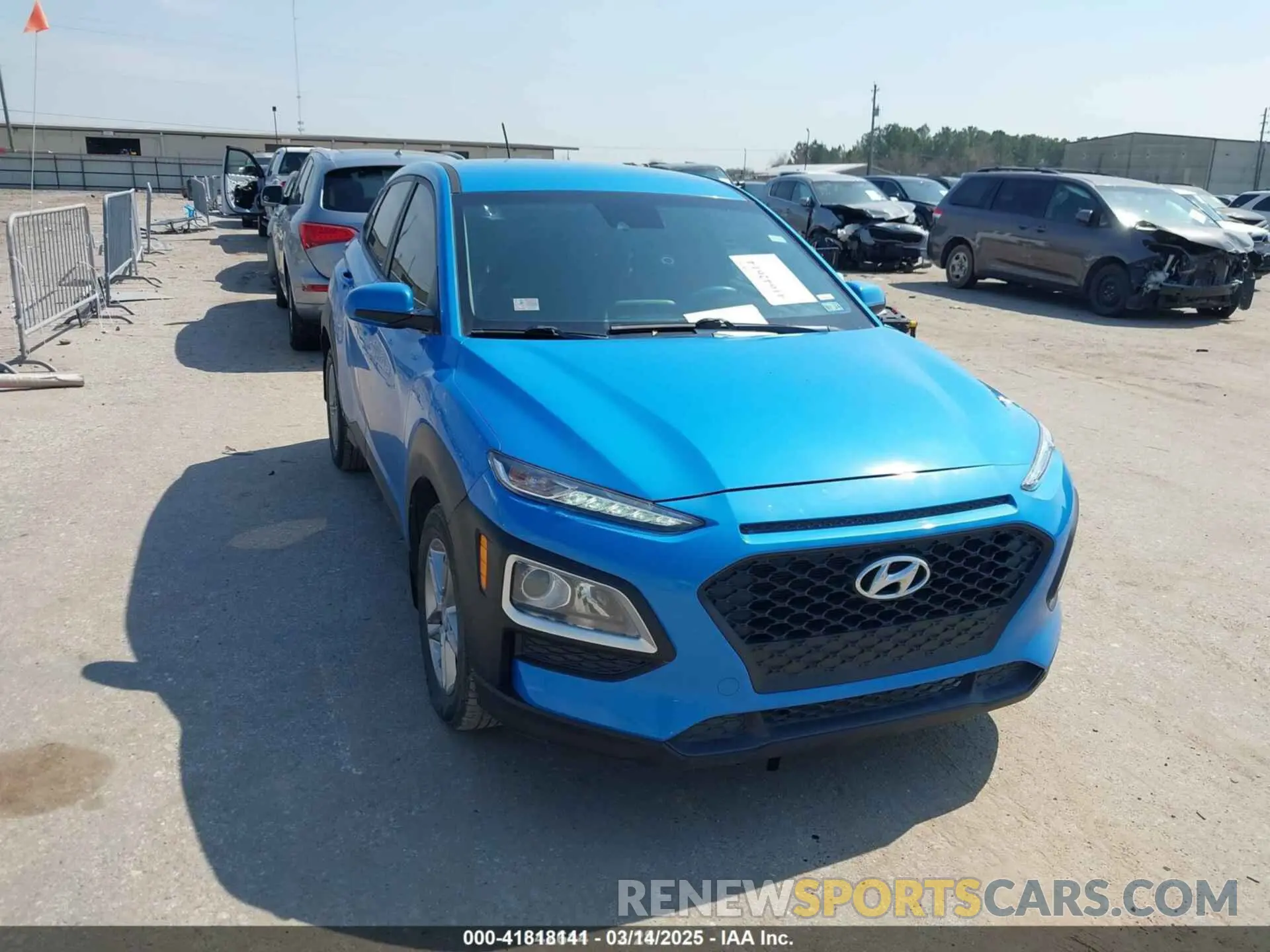 1 fotografías del automóvil dañado KM8K1CAA1KU298113 HYUNDAI KONA 2019