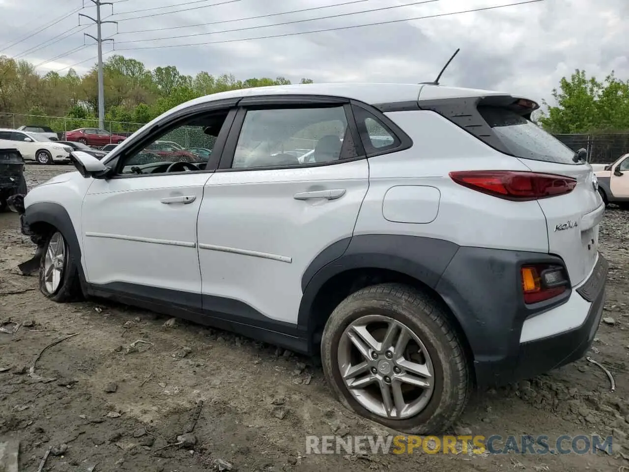 2 fotografías del automóvil dañado KM8K1CAA1KU308753 HYUNDAI KONA 2019