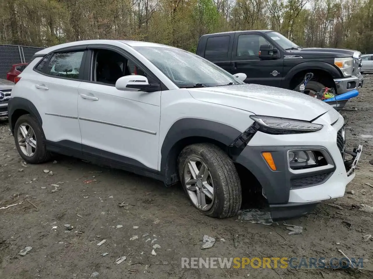 4 fotografías del automóvil dañado KM8K1CAA1KU308753 HYUNDAI KONA 2019