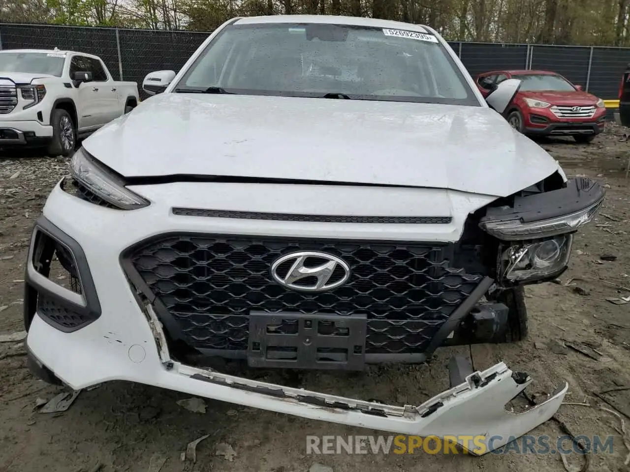 5 fotografías del automóvil dañado KM8K1CAA1KU308753 HYUNDAI KONA 2019
