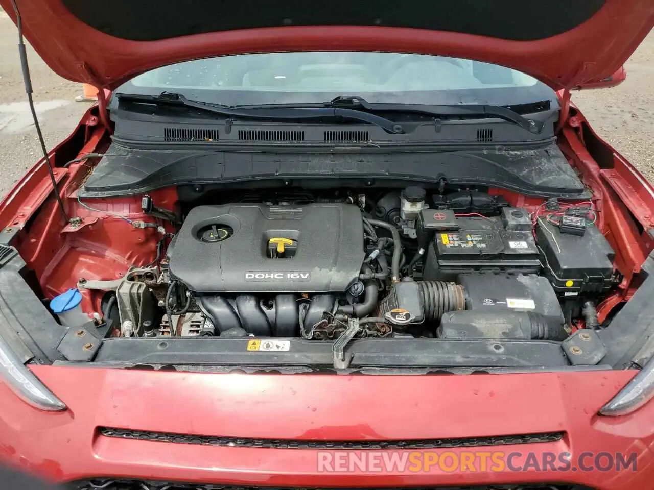 12 fotografías del automóvil dañado KM8K1CAA1KU380858 HYUNDAI KONA 2019