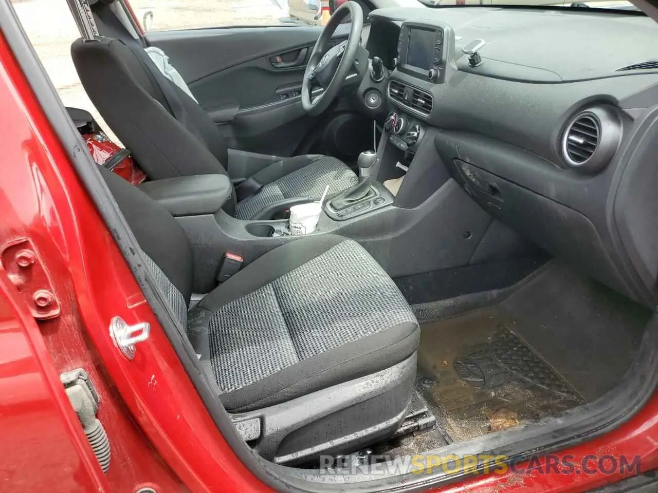 7 fotografías del automóvil dañado KM8K1CAA1KU380858 HYUNDAI KONA 2019