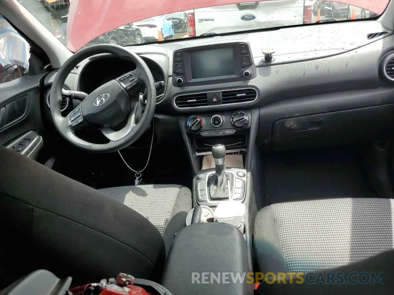 8 fotografías del automóvil dañado KM8K1CAA1KU380858 HYUNDAI KONA 2019