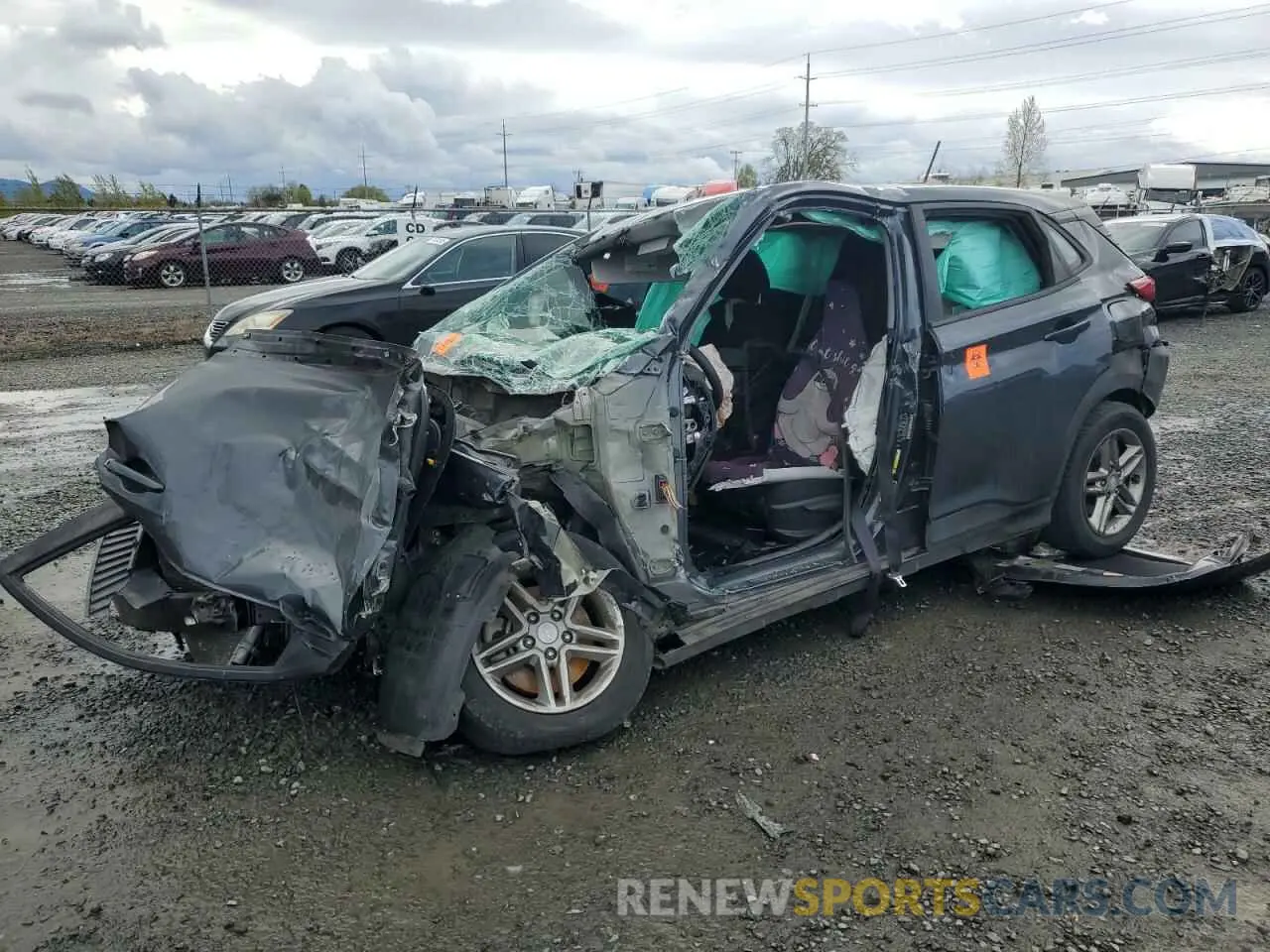 1 fotografías del automóvil dañado KM8K1CAA2KU288111 HYUNDAI KONA 2019