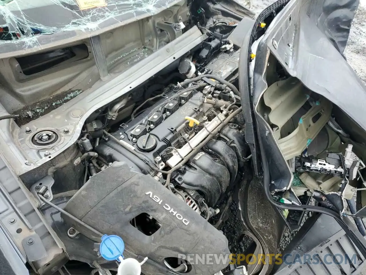 12 fotografías del automóvil dañado KM8K1CAA2KU288111 HYUNDAI KONA 2019