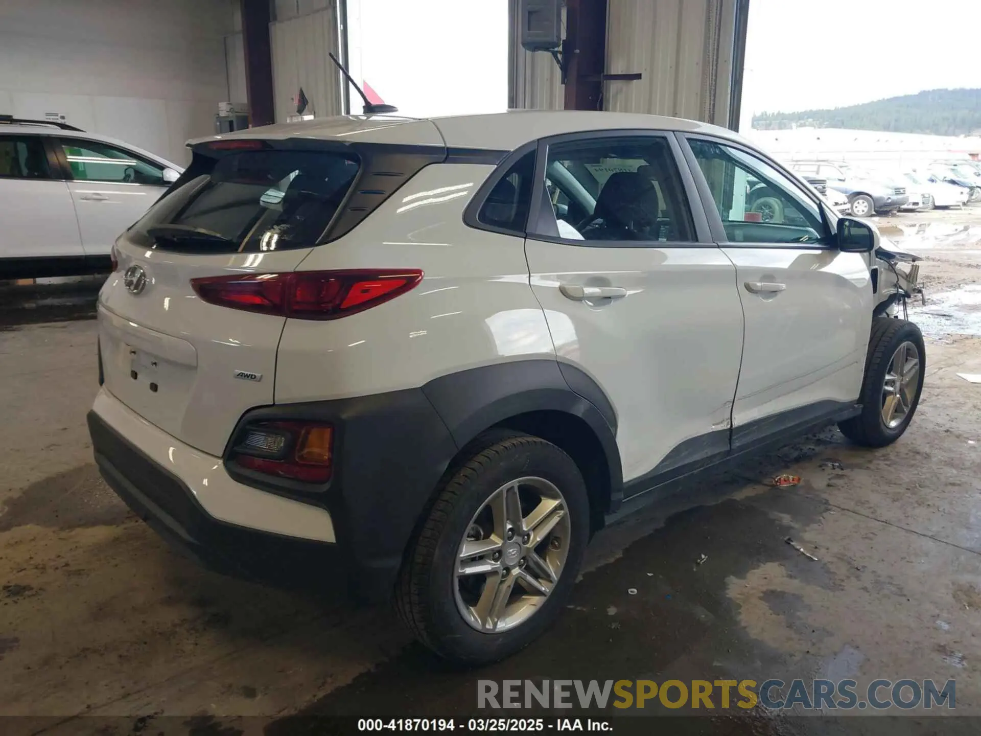 4 fotografías del automóvil dañado KM8K1CAA3KU291745 HYUNDAI KONA 2019