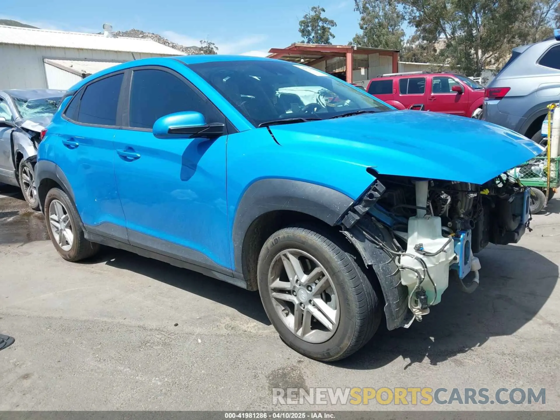 1 fotografías del automóvil dañado KM8K1CAA4KU274937 HYUNDAI KONA 2019