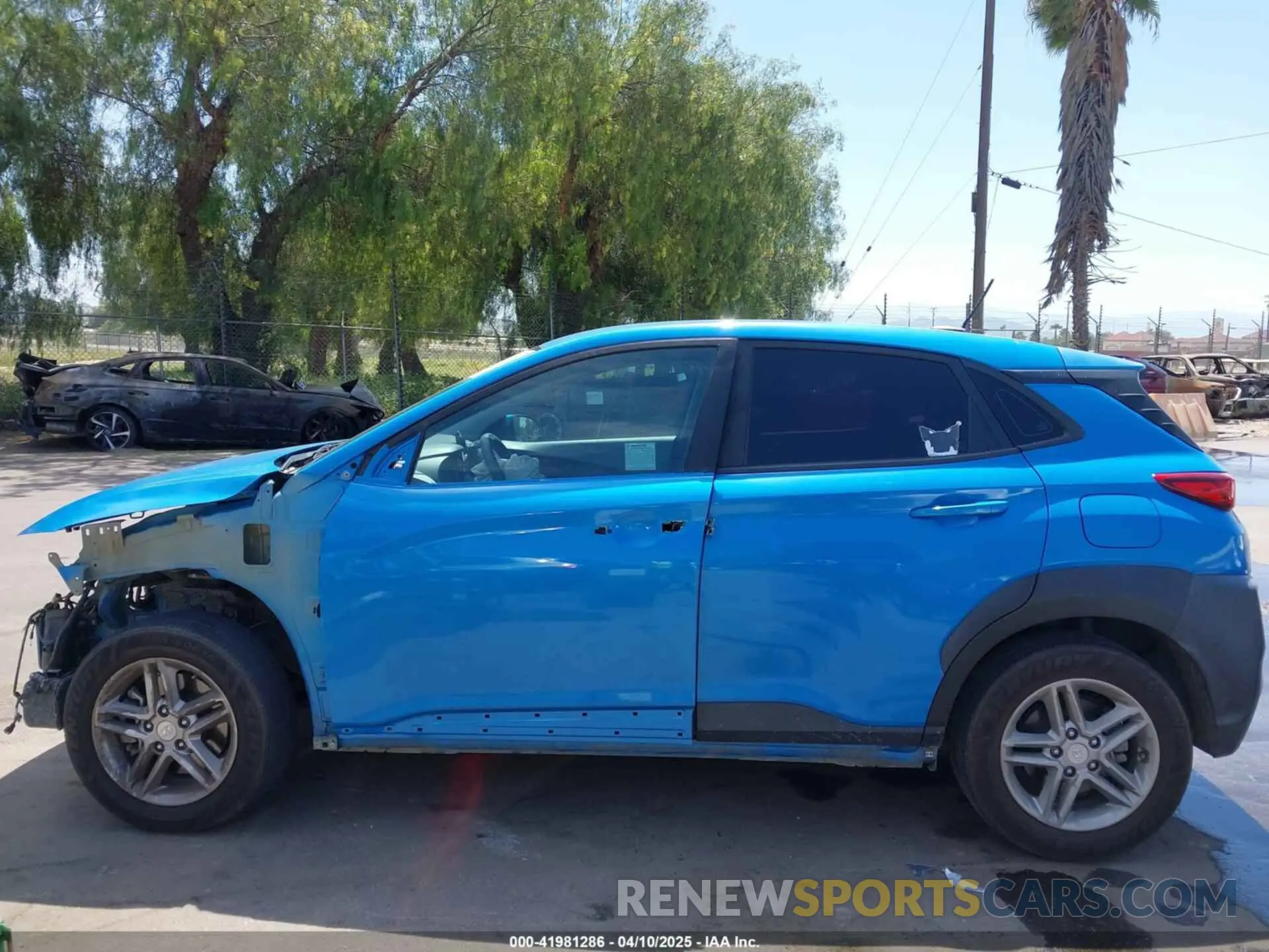 15 fotografías del automóvil dañado KM8K1CAA4KU274937 HYUNDAI KONA 2019