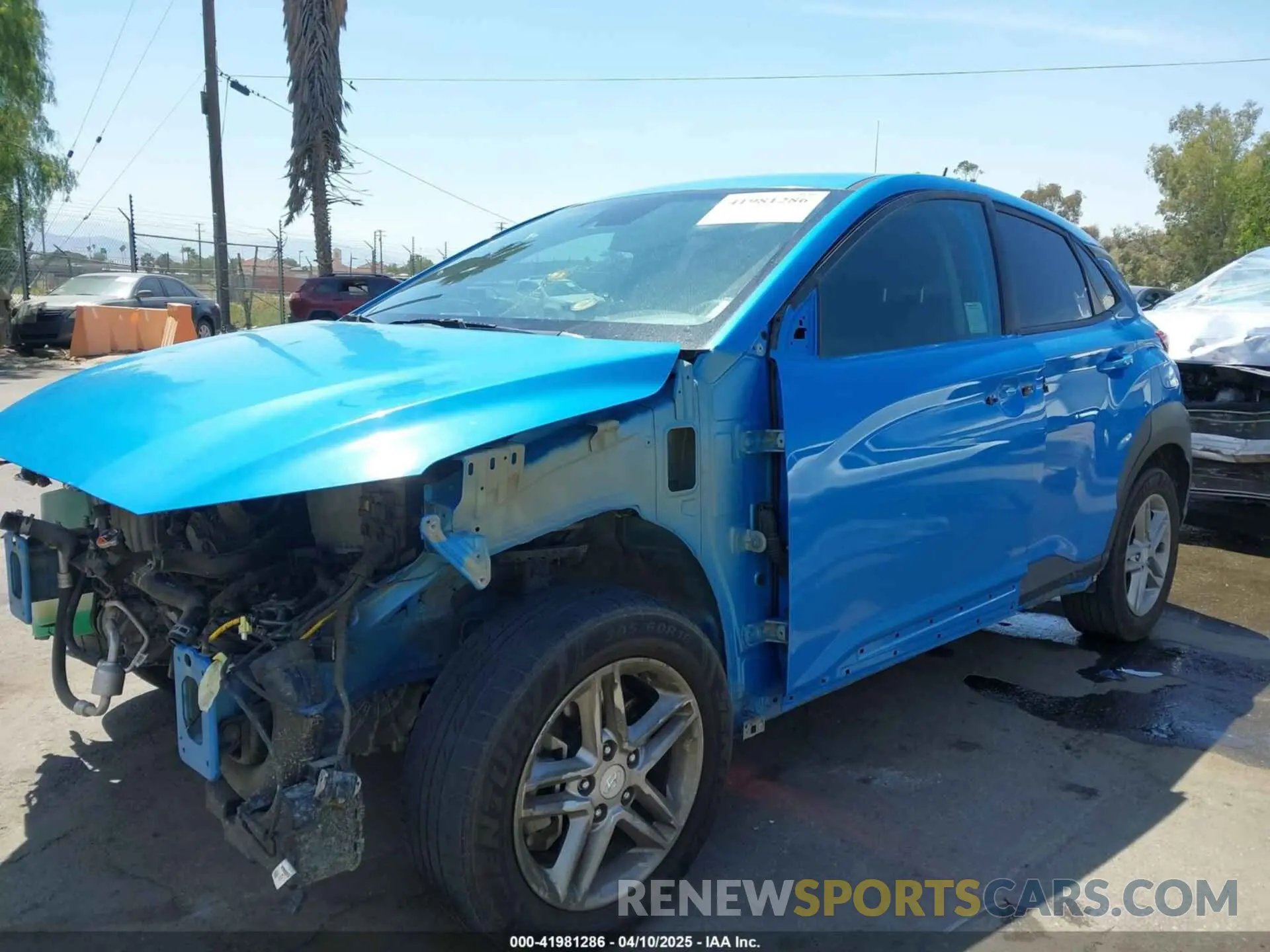 18 fotografías del automóvil dañado KM8K1CAA4KU274937 HYUNDAI KONA 2019