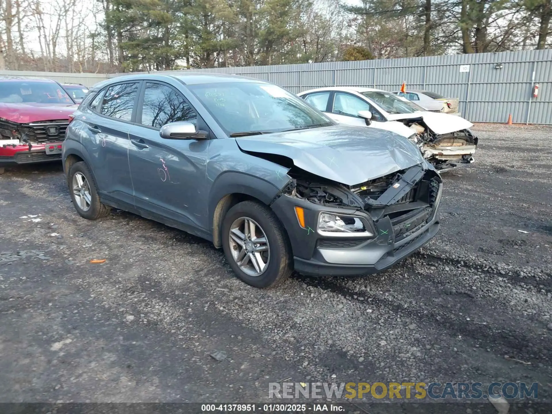 1 fotografías del automóvil dañado KM8K1CAA4KU367943 HYUNDAI KONA 2019