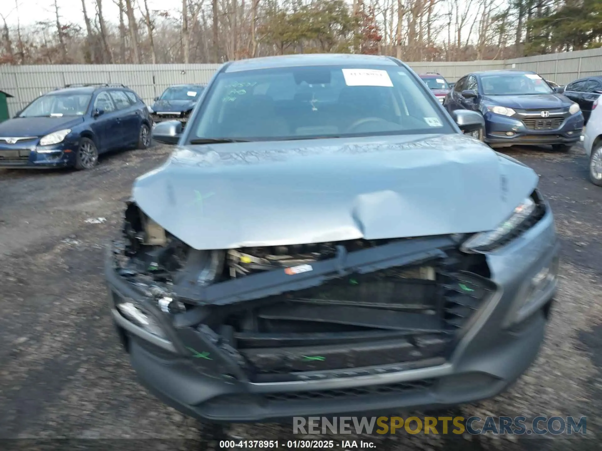 12 fotografías del automóvil dañado KM8K1CAA4KU367943 HYUNDAI KONA 2019