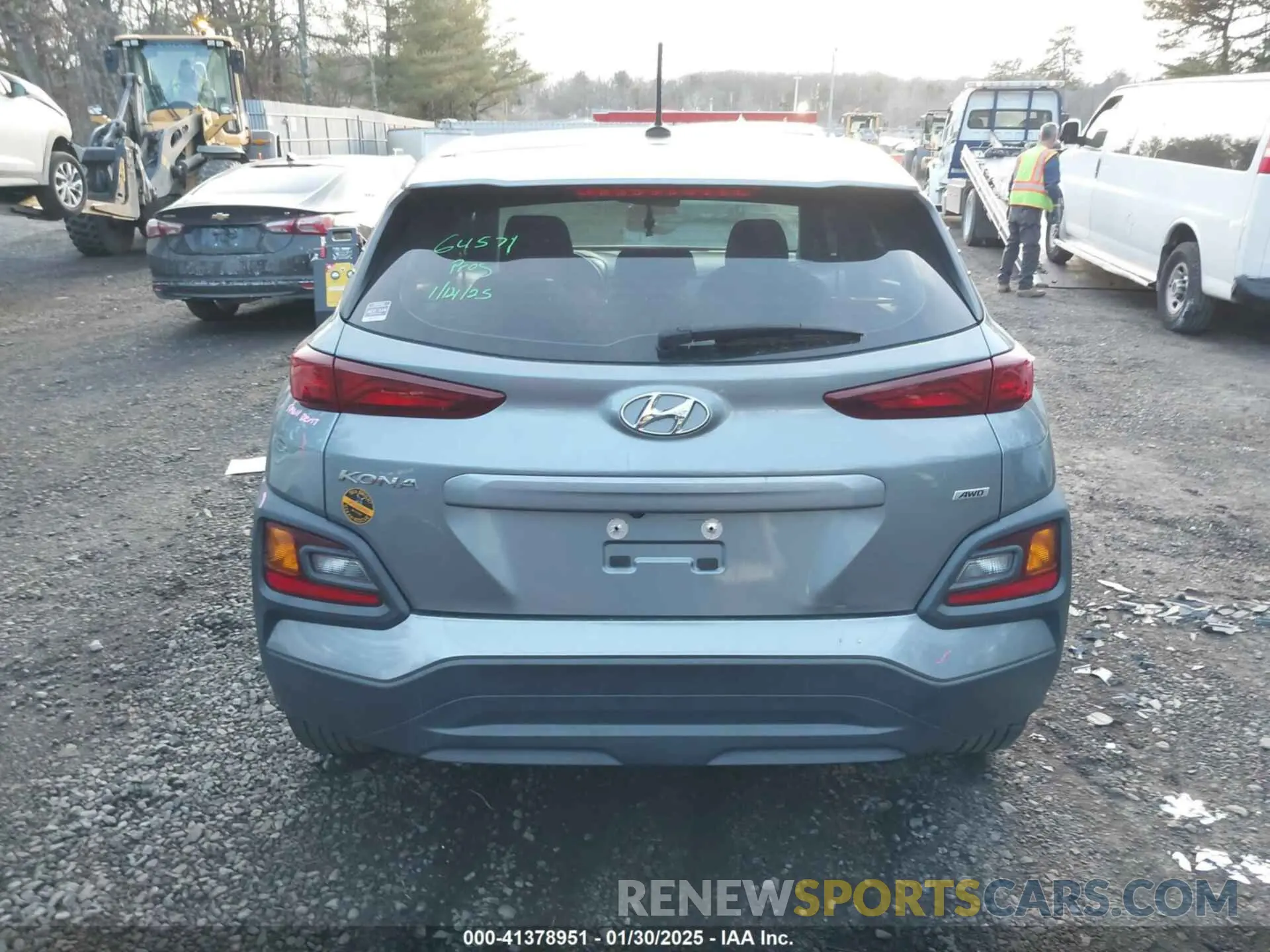 16 fotografías del automóvil dañado KM8K1CAA4KU367943 HYUNDAI KONA 2019