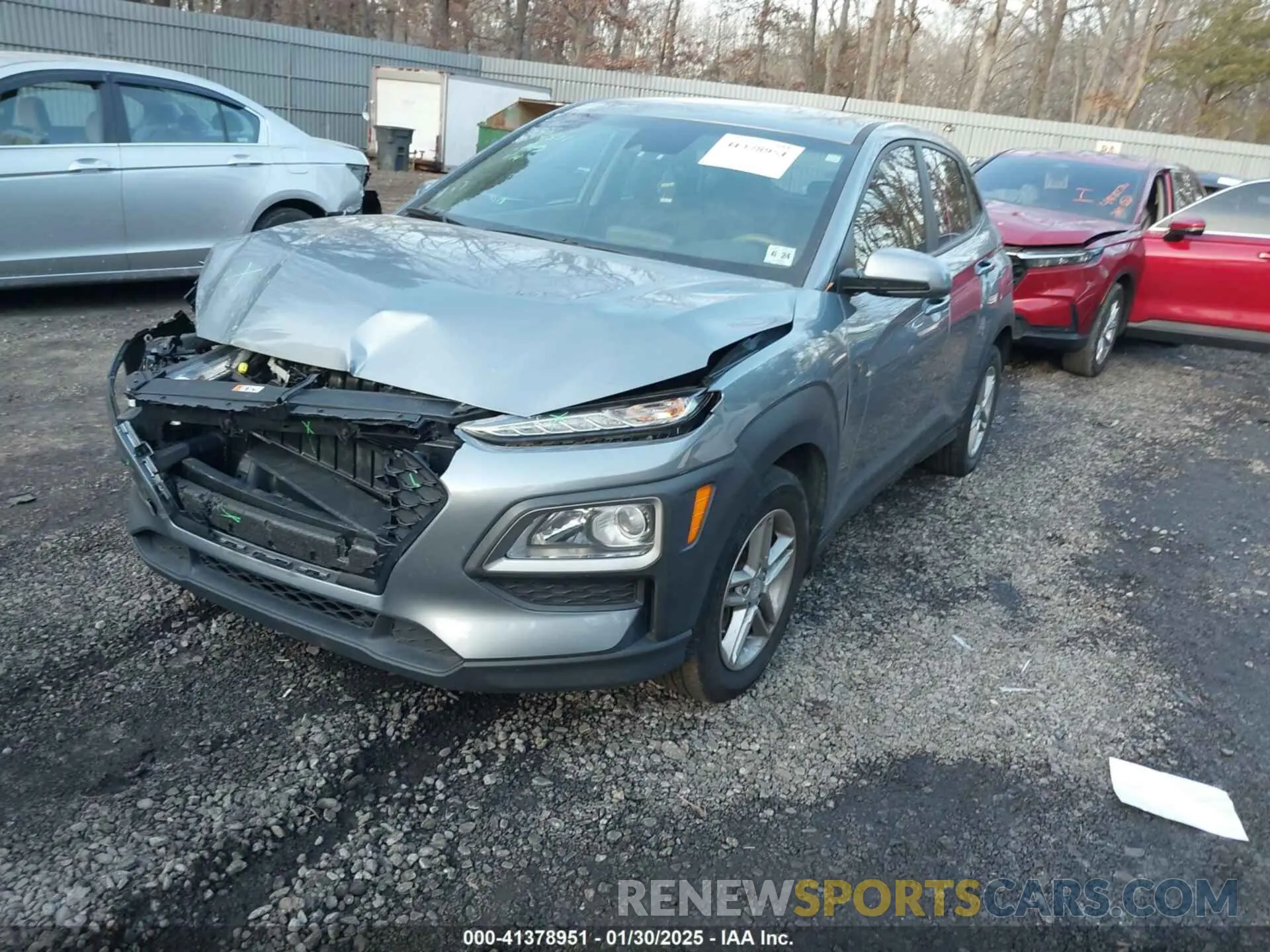 2 fotografías del automóvil dañado KM8K1CAA4KU367943 HYUNDAI KONA 2019