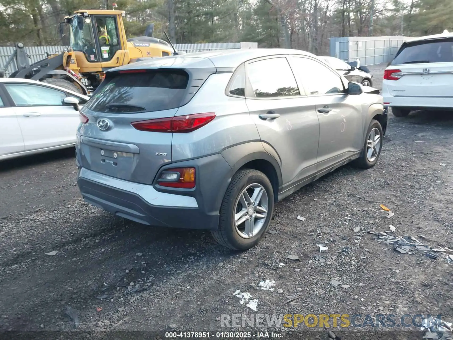 4 fotografías del automóvil dañado KM8K1CAA4KU367943 HYUNDAI KONA 2019