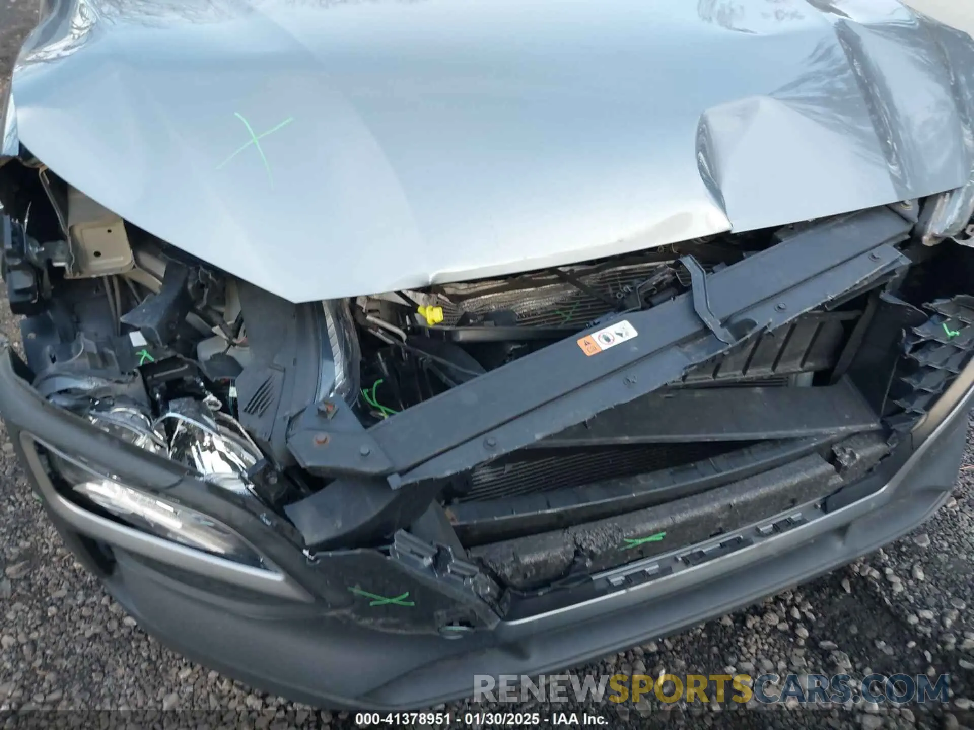 6 fotografías del automóvil dañado KM8K1CAA4KU367943 HYUNDAI KONA 2019