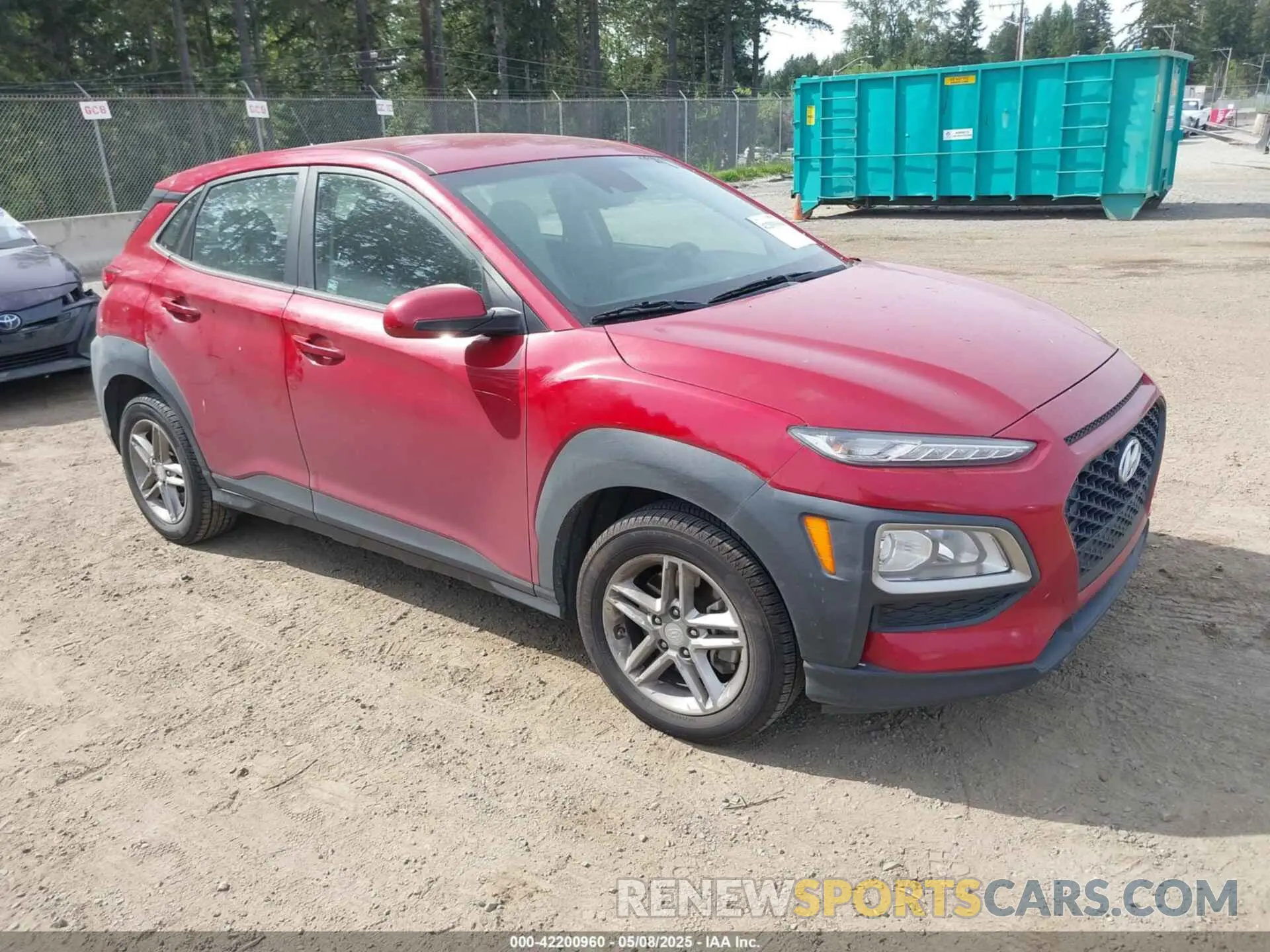 1 fotografías del automóvil dañado KM8K1CAA6KU275281 HYUNDAI KONA 2019