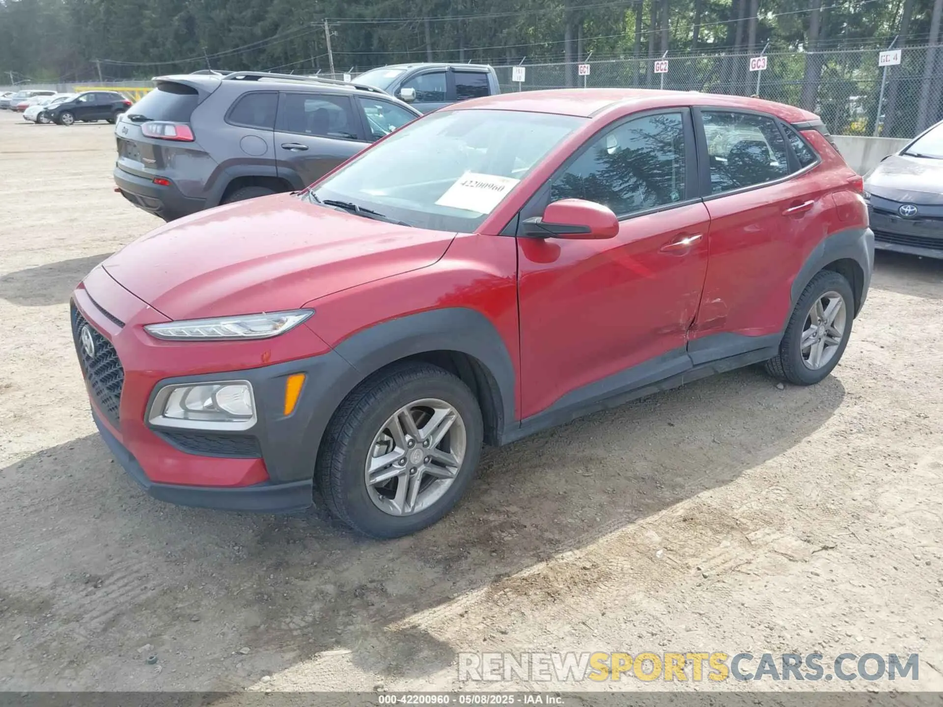 2 fotografías del automóvil dañado KM8K1CAA6KU275281 HYUNDAI KONA 2019