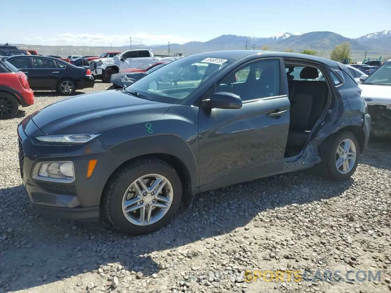 1 fotografías del automóvil dañado KM8K1CAA6KU292890 HYUNDAI KONA 2019