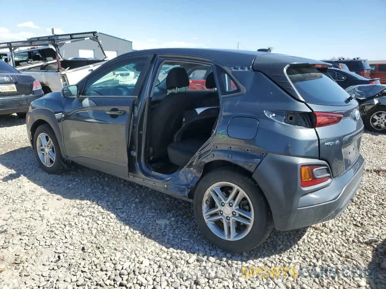 2 fotografías del automóvil dañado KM8K1CAA6KU292890 HYUNDAI KONA 2019