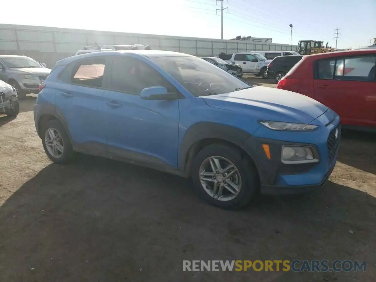 4 fotografías del automóvil dañado KM8K1CAA6KU345619 HYUNDAI KONA 2019