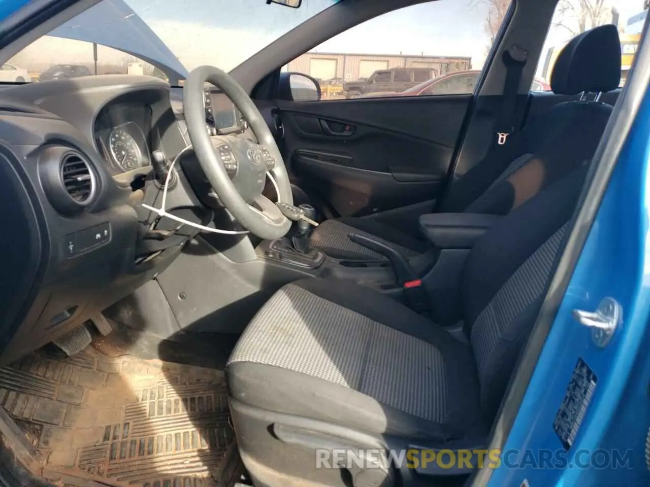 7 fotografías del automóvil dañado KM8K1CAA6KU345619 HYUNDAI KONA 2019