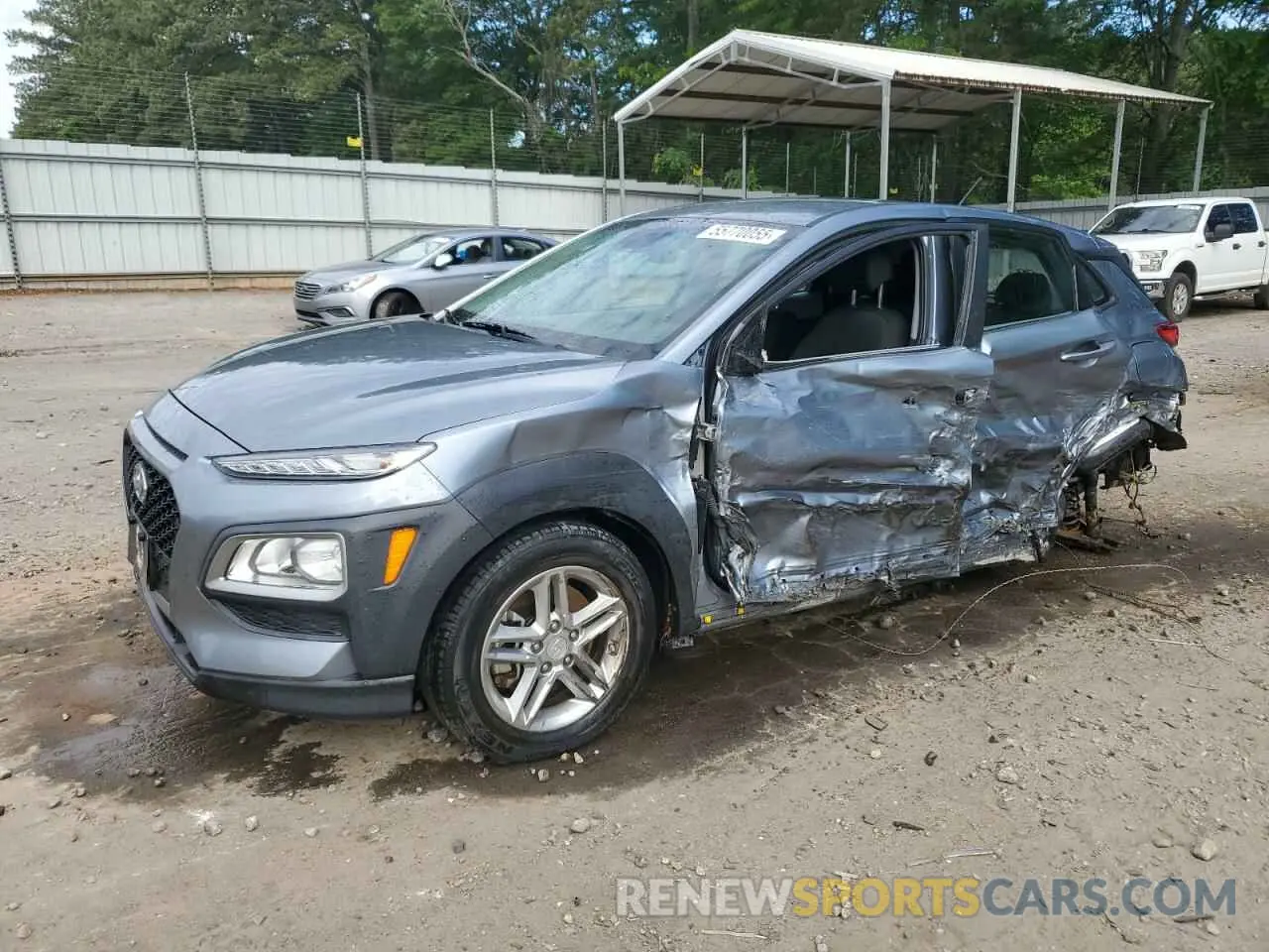 1 fotografías del automóvil dañado KM8K1CAA7KU292848 HYUNDAI KONA 2019
