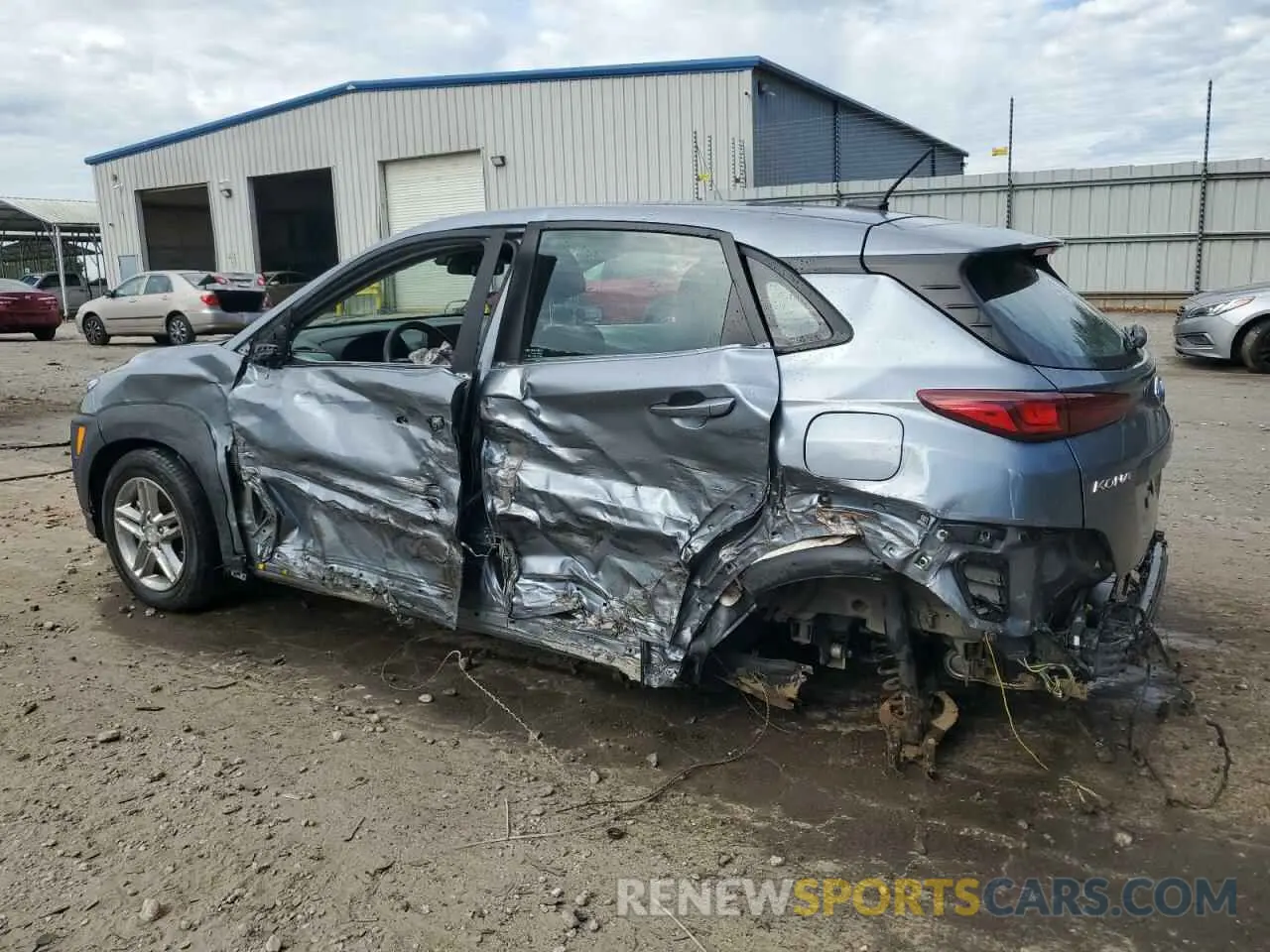 2 fotografías del automóvil dañado KM8K1CAA7KU292848 HYUNDAI KONA 2019
