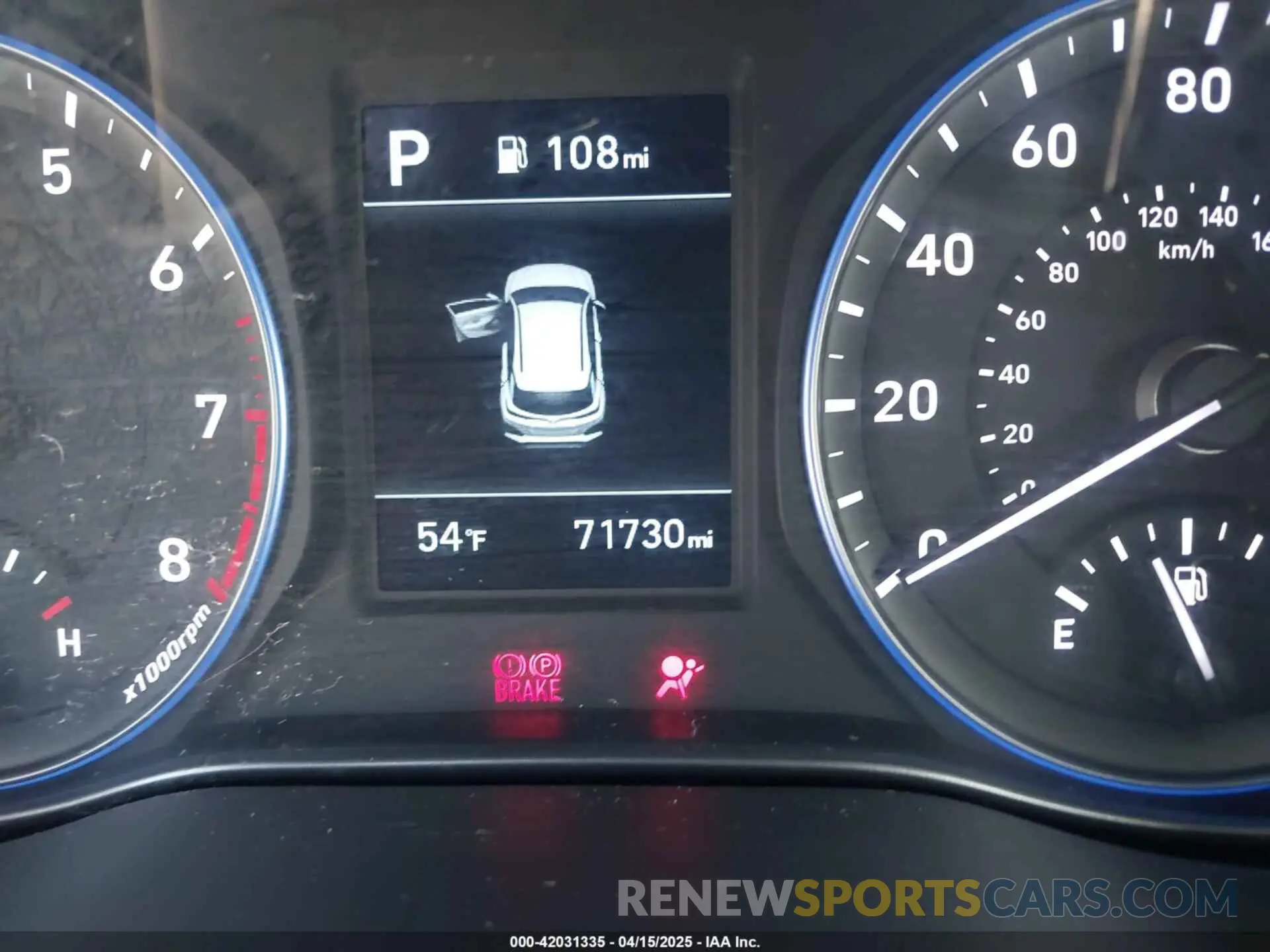 15 fotografías del automóvil dañado KM8K1CAA8KU288114 HYUNDAI KONA 2019