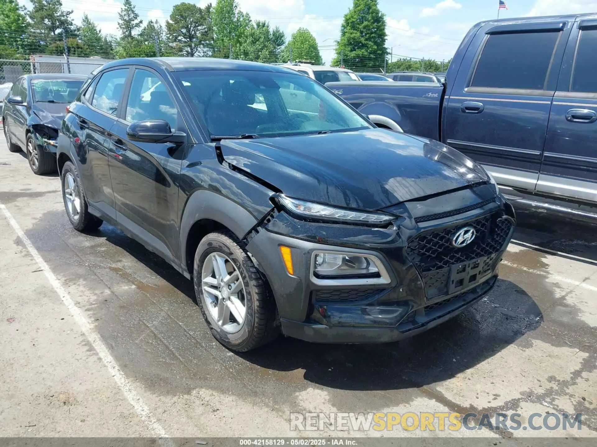 1 fotografías del automóvil dañado KM8K1CAA8KU291059 HYUNDAI KONA 2019