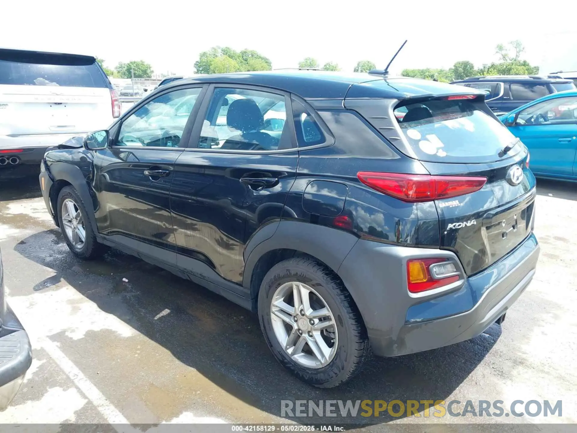 14 fotografías del automóvil dañado KM8K1CAA8KU291059 HYUNDAI KONA 2019