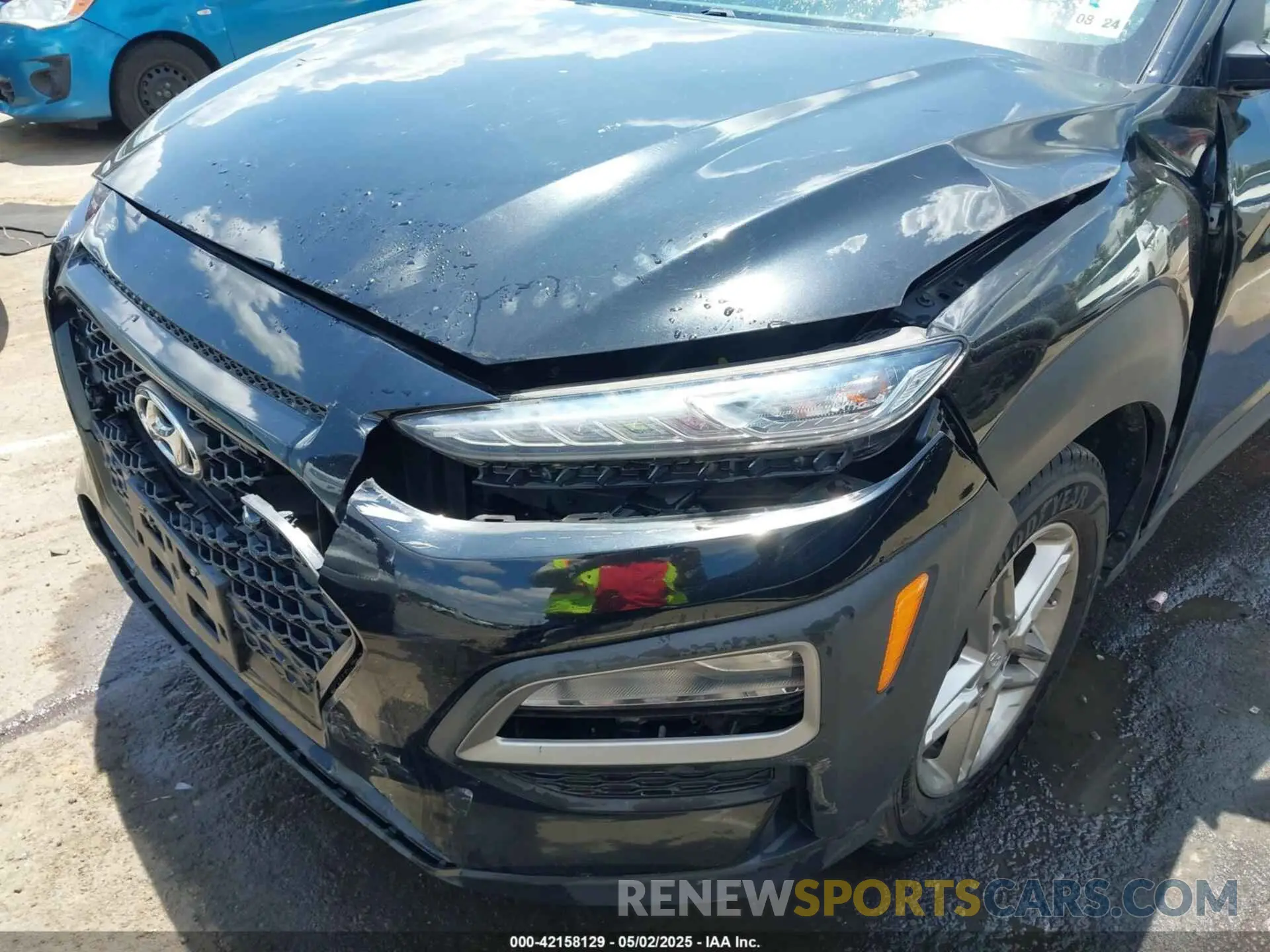18 fotografías del automóvil dañado KM8K1CAA8KU291059 HYUNDAI KONA 2019