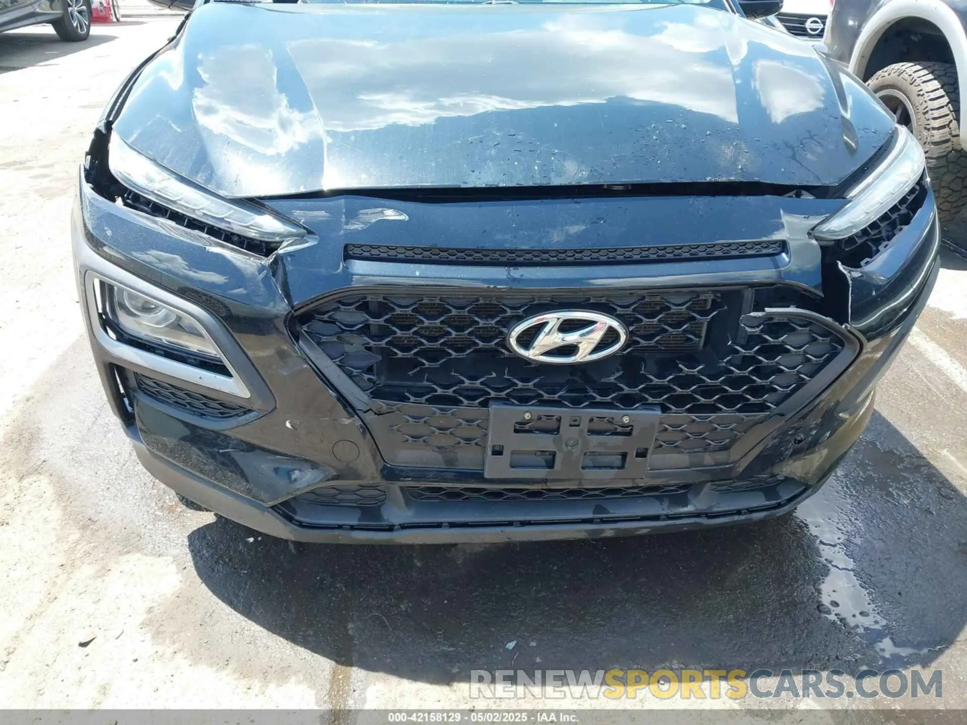 6 fotografías del automóvil dañado KM8K1CAA8KU291059 HYUNDAI KONA 2019