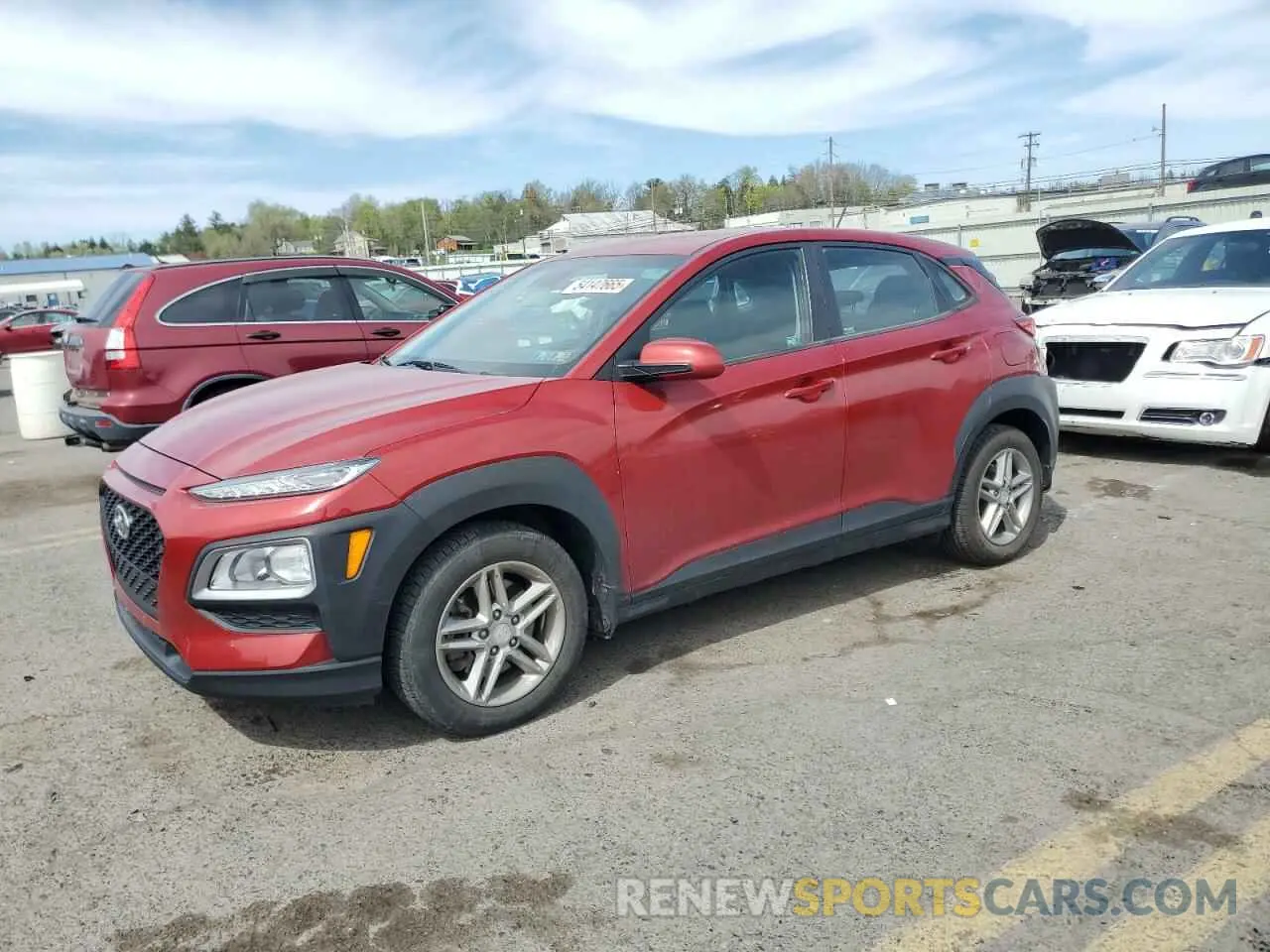 1 fotografías del automóvil dañado KM8K1CAA8KU358159 HYUNDAI KONA 2019