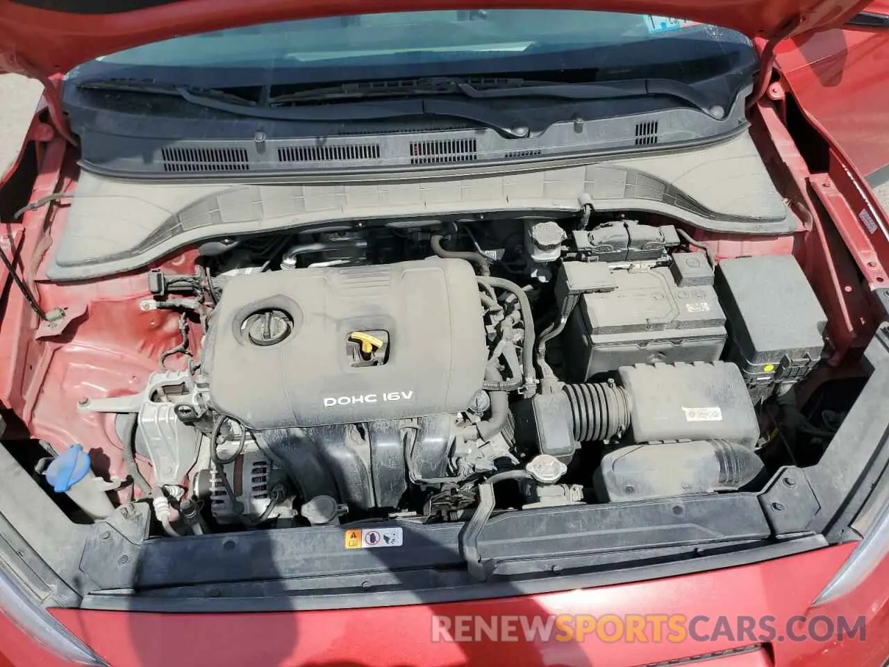 11 fotografías del automóvil dañado KM8K1CAA8KU358159 HYUNDAI KONA 2019