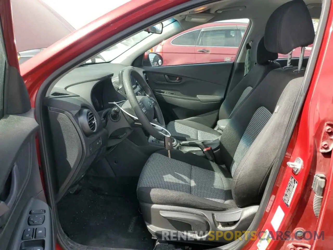 7 fotografías del automóvil dañado KM8K1CAA8KU358159 HYUNDAI KONA 2019